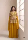 Kb 3318 And 3319 Georgette With Embroidery Work Readymade Suits Wholesale Clothing Suppliers In India